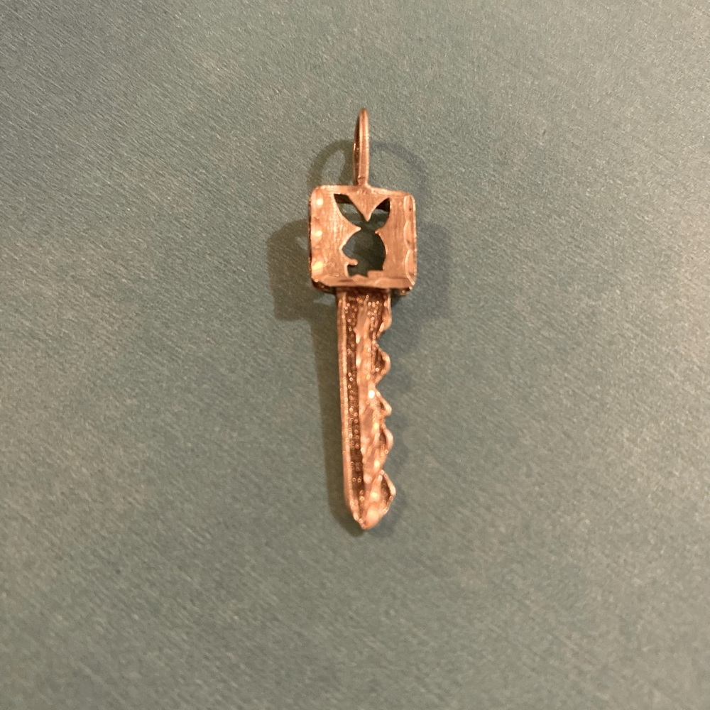Vintage playboy bunny key pendent